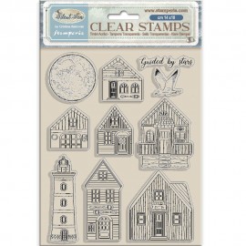 STAMPERIA STEMPEL AKRYLOWY 14x18cm SILENT SEA KRAJOBRAZY