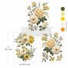 PRIMA DECOR TRANSFERS 3 CZĘŚCI MIDDY YELLOW BLISS