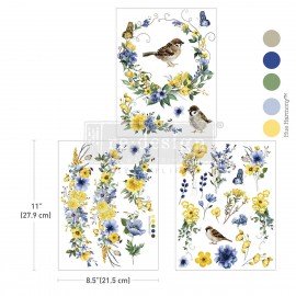 PRIMA DECOR TRANSFERS 2 CZĘŚCI MIDDY SUNLIT AVIARY