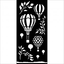 STAMPERIA SZABLON 3D 12x25 cm TIMELESS BALONY