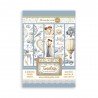 STAMPERIA PAPIER WASHI A5 8szt TIMELESS
