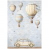 STAMPERIA PAPIER RYŻOWY A4 TIMELESS BALONY