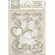 STAMPERIA STEMPEL AKRYLOWY 14x18cm TIMELESS KWIATY SERCA