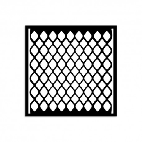 STAMPERIA SZABLON 3D 12x12 cm TIMELESS SIATKA