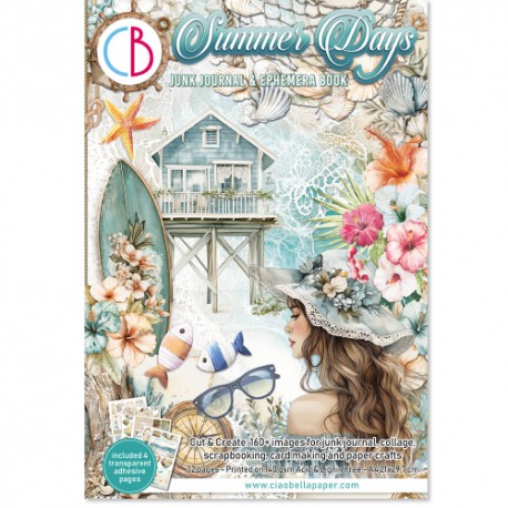 CB EPHEMERA BOOK A4 SUMMER DAYS (32szt)