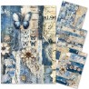 CB PAPIER RYŻOWY A4 ZESTAW 4sz URBAN BLUE DENIM