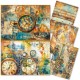 CB PAPIER RYŻOWY A4 ZESTAW 4sz PAST TIME