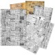 CB PAPIER A5 40g ZESTAW 24szt NEWSPAPERS