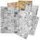 CB PAPIER A5 40g ZESTAW 24szt NEWSPAPERS