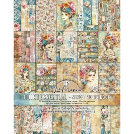 CB MIXED MEDIA BOOK A4 39 KART +11 EPHEMERA QUINTESSENTIAL