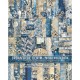 CB MIXED MEDIA BOOK A4 39 KART +11 EPHEMERA URBAN BLUE DENIM