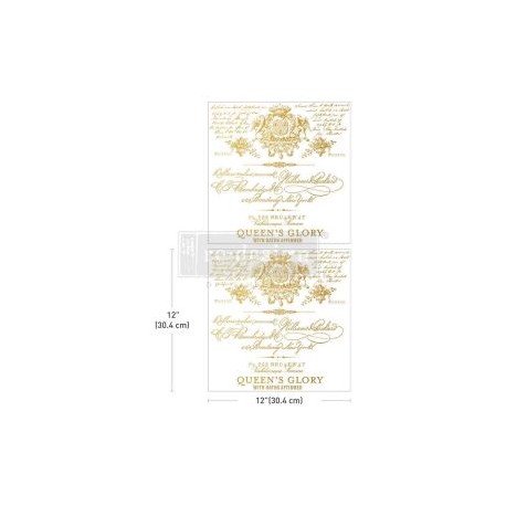 PRIMA DECOR TRANSFERS 2 CZĘŚCI MAXI QUEEN'S GLORY