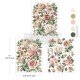 PRIMA DECOR TRANSFERS 3 CZĘŚCI MIDDY BLUSH BLOSSOMS