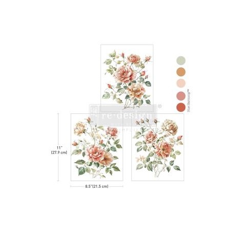 PRIMA DECOR TRANSFERS 3 CZĘŚCI MIDDY GENTLE SYMPHONY