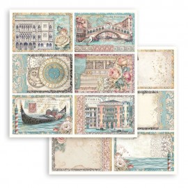 STAMPERIA PAPIER DO SCRAP 12" VENICE 6 KART