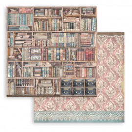 STAMPERIA PAPIER DO SCRAP 12" VENICE KSIĄŻKI VINTAGE