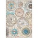 STAMPERIA PAPIER RYŻOWY A4 VENICE ZODIAK
