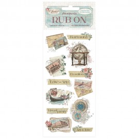 STAMPERIA RUB-ON TRANSFER 10x VENICE LISTY