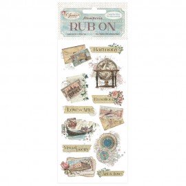 STAMPERIA RUB-ON TRANSFER 10x VENICE LISTY
