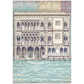 STAMPERIA PAPIER RYŻOWY A4 VENICE MUZEUM PALACE