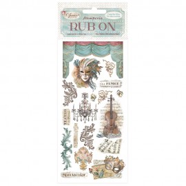 STAMPERIA RUB-ON TRANSFER 10x VENICE MASKI