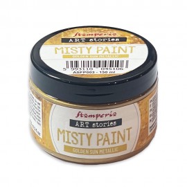 STAMPERIA MISTY PAINT 150ml FARBA METALIC GOLDEN SUN