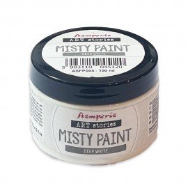 STAMPERIA MISTY PAINT 150ml FARBA SATYNOWA DEEP WHITE
