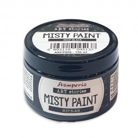 STAMPERIA MISTY PAINT 150ml FARBA SATYNOWA DEEP BLACK