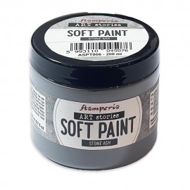 STAMPERIA SOFT PAINT 200ml FARBA KREDOWA MAT STONE ASH