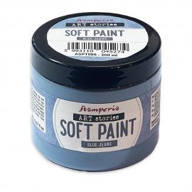 STAMPERIA SOFT PAINT 200ml FARBA KREDOWA MAT BLUE JEANS