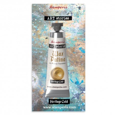 STAMPERIA WAX PATINA 40ml PATYNA WOSKOWA HERITAGE GOLD