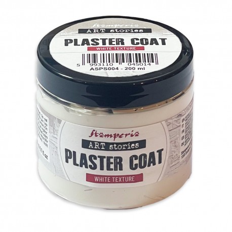 STAMPERIA PLASTER COAT 200ml PASTA STRUKTURA BIAŁA GŁADKA