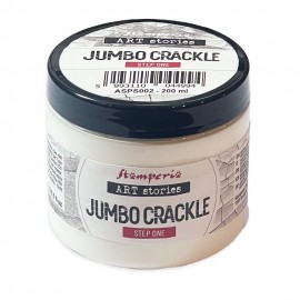 STAMPERIA JUMBO CRACKLE 200ml STEP 2 PASTA PĘKAJĄCA BIAŁA