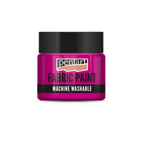 PENTART FARBA DO TKANIN 30 ml NEON RÓŻOWA