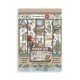 STAMPERIA PAPIER WASHI A5 8szt OWL'S HOUSE
