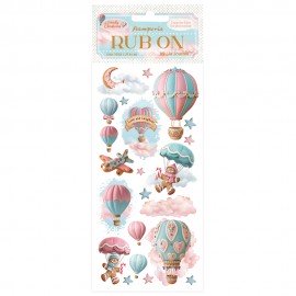 STAMPERIA RUB-ON TRANSFER 10x CANDY CHRISTMAS BALONY