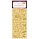 STAMPERIA VINTAGE GOLDEN 10x21 TRANSFER ZŁOTY SWEET HOLIDAY