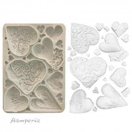 STAMPERIA FOREMKA SILIKONOWA A5 ALICE IN CHRISTMAS SERCA