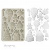 STAMPERIA FOREMKA SILIKONOWA A5 CANDY GINGERBREAD + DOMKI