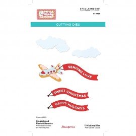 STAMPERIA-SPELLBINDER WYKROJNI SAMOLOT 13szt 12,3x22,2cm