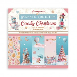 STAMPERIA BLOK PAPIERÓW SCRAP. CANDY CHRISTMAS