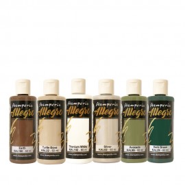 STAMPERIA FARBA ALLEGRO 59 ml ZESTAW 6szt OWL'S HOUSE