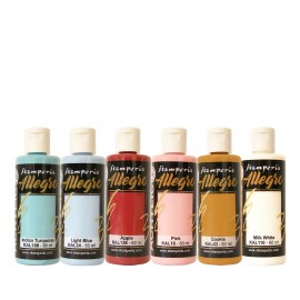 STAMPERIA FARBA ALLEGRO 59 ml ZESTAW 6szt CANDY CHRISTMAS
