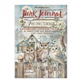 STAMPERIA JUNK JOURNAL 16kart OWL'S HOUSE