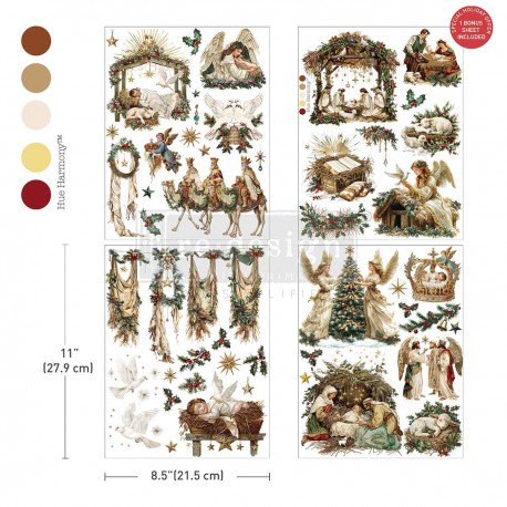 PRIMA DECOR TRANSFERS 3 CZĘŚCI MIDDY SACRED NIGHT COLLECTION