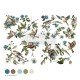 PRIMA DECOR TRANSFERS 24x35" AVIARY ELEGANCE