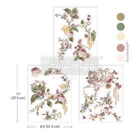 PRIMA DECOR TRANSFERS 3 CZĘŚCI MIDDY ROSETTE ROYALE