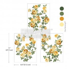 PRIMA DECOR TRANSFERS 3 CZĘŚCI MIDDY BOUQUET DE PROVENCE