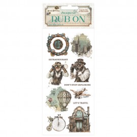 STAMPERIA RUB-ON TRANSFER 10x VOYAGES FANTASTIQUES MECHANIZM