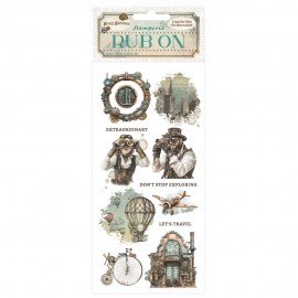 STAMPERIA RUB-ON TRANSFER 10x VOYAGES FANTASTIQUES MECHANIZM